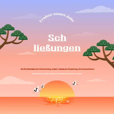 Ein einfacher Leitfaden für die Silvesternacht in Blau und Orange