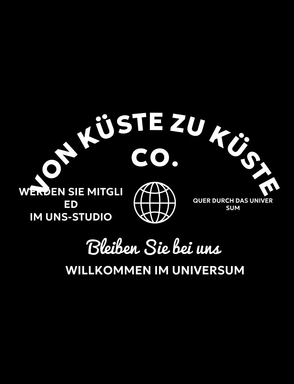 Schwarzes modernes Logo-Design