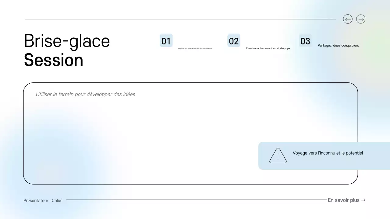 guide de brainstorming numérique bleu et vert propre
