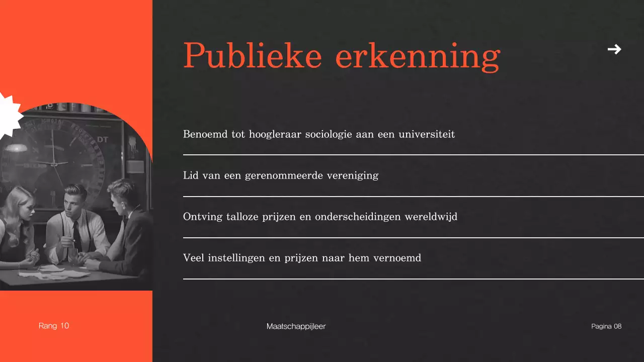 beige vintage biografie presentatie sjabloon