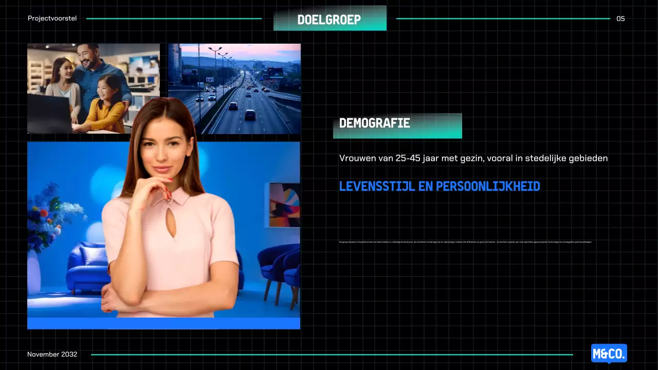 Blue Modern Projectvoorstel