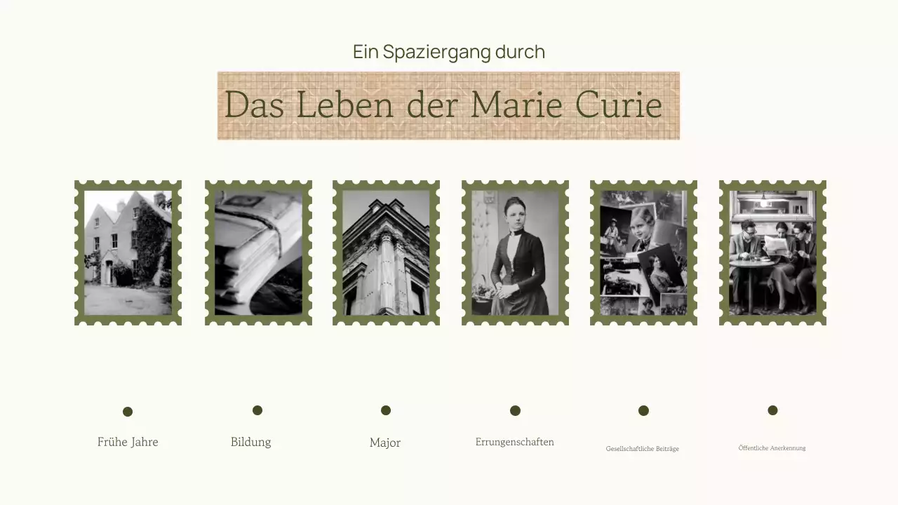 Professionelle Trendy Akademische Historische Figur Präsentation