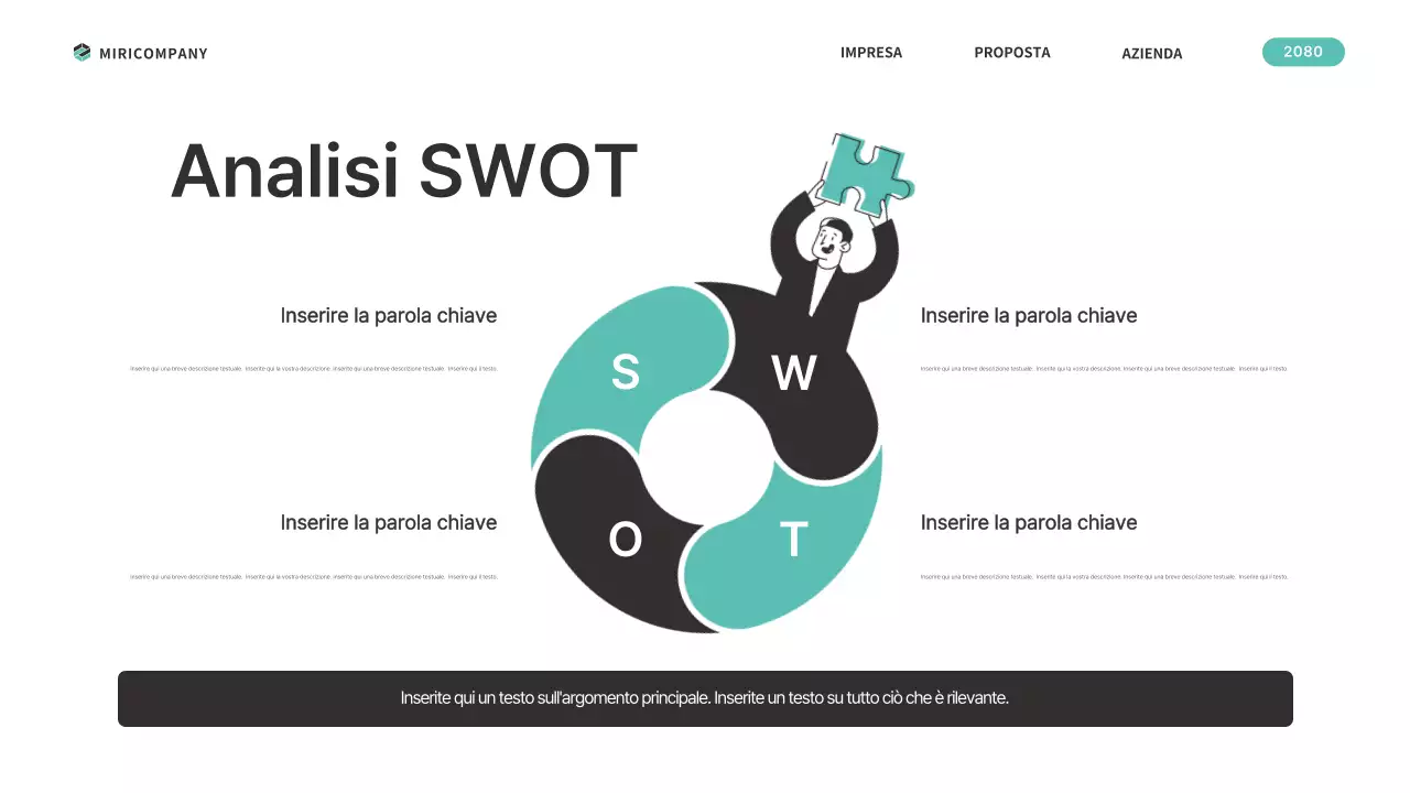 Un business plan semplice e color menta