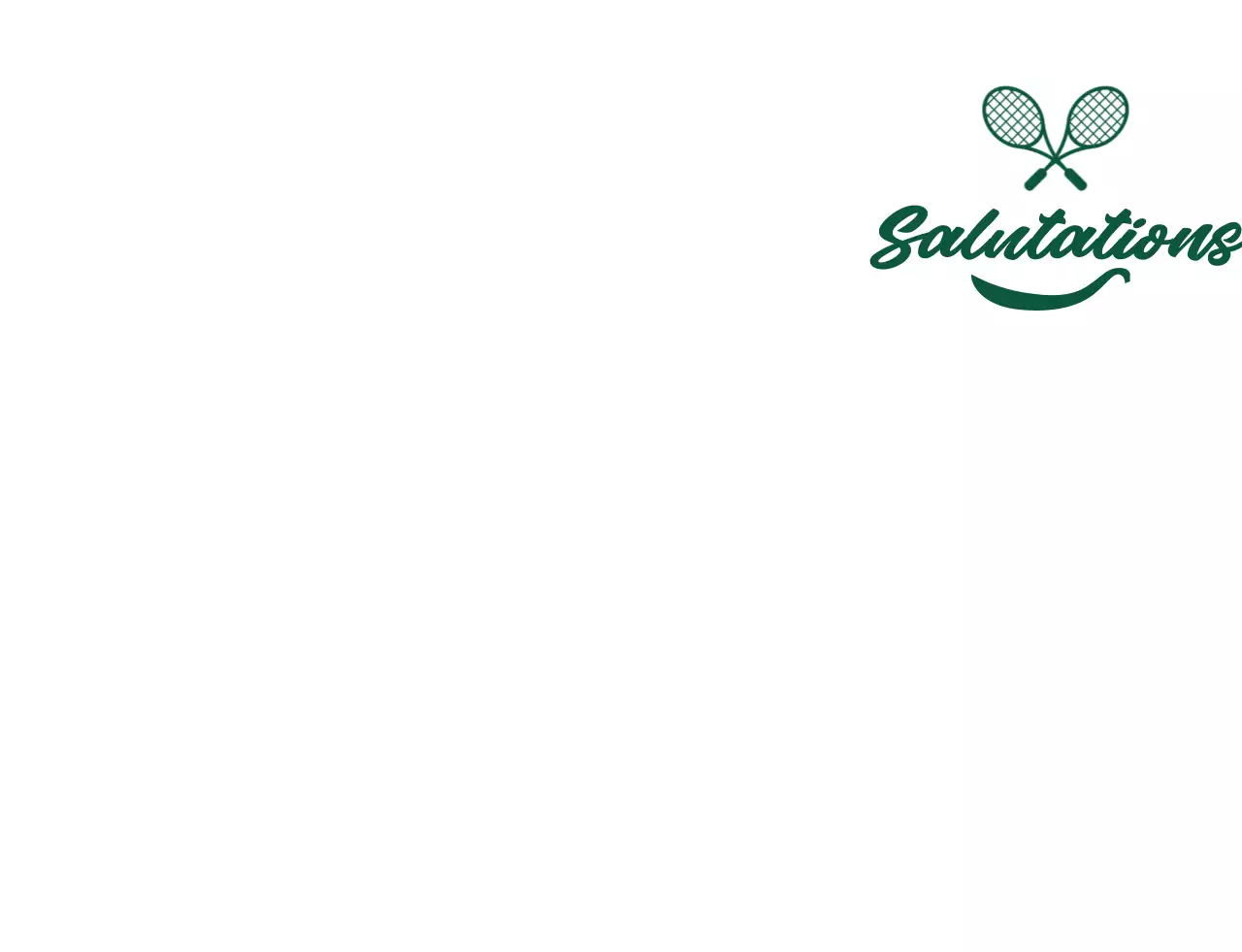 Logo simple d'une organisation sportive