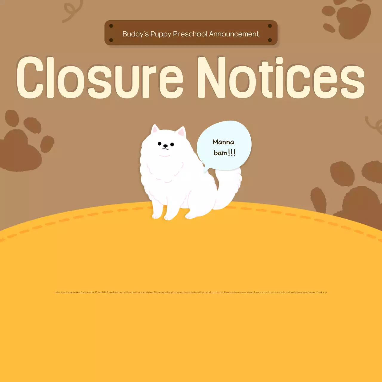 Beige Playful Puppy Announcement Instagram Carousel