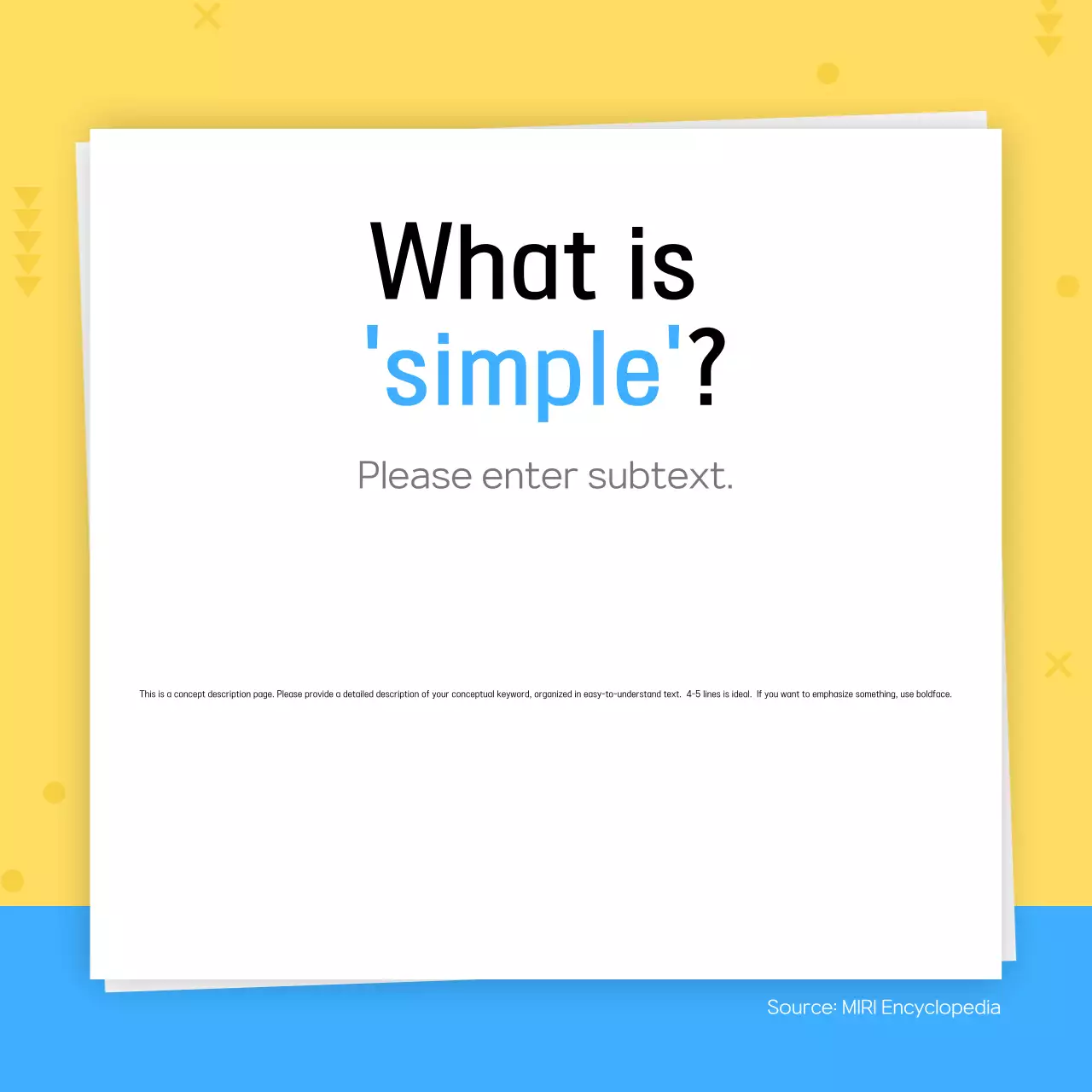 Layout de notícias moderno azul Instagram Carousel