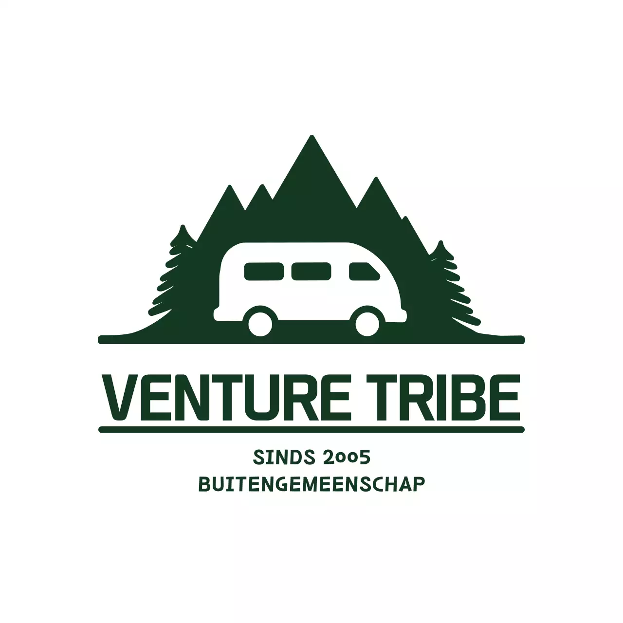 Groen Rustiek Avontuur Logo