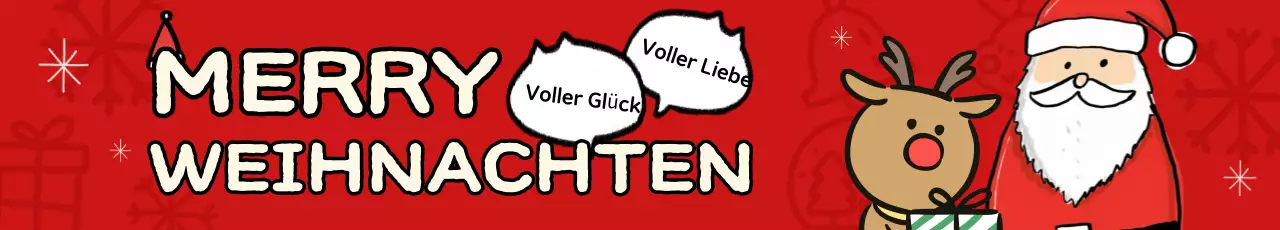 Rote kuschelige Weihnachtsfeiern