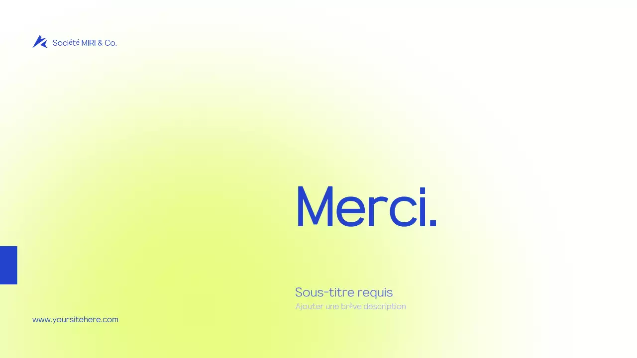 Document de proposition de projet vert moderne