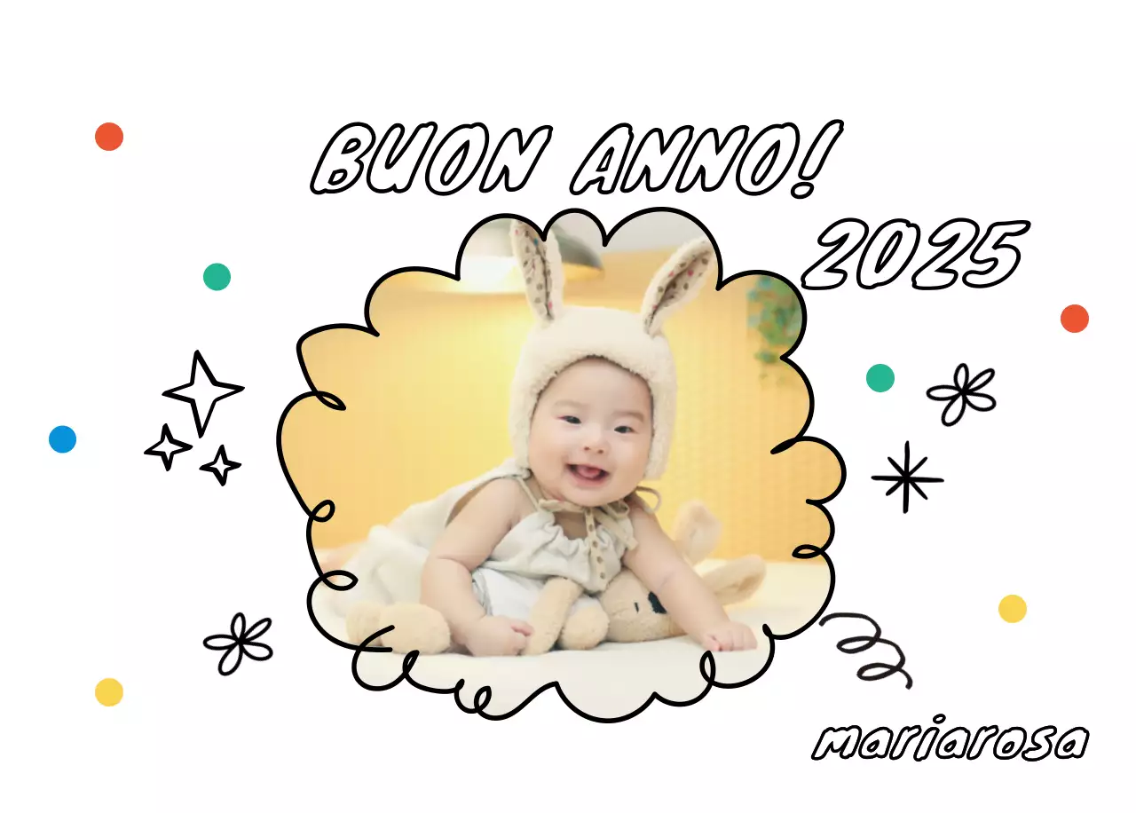 Calendario fotografico di Capodanno