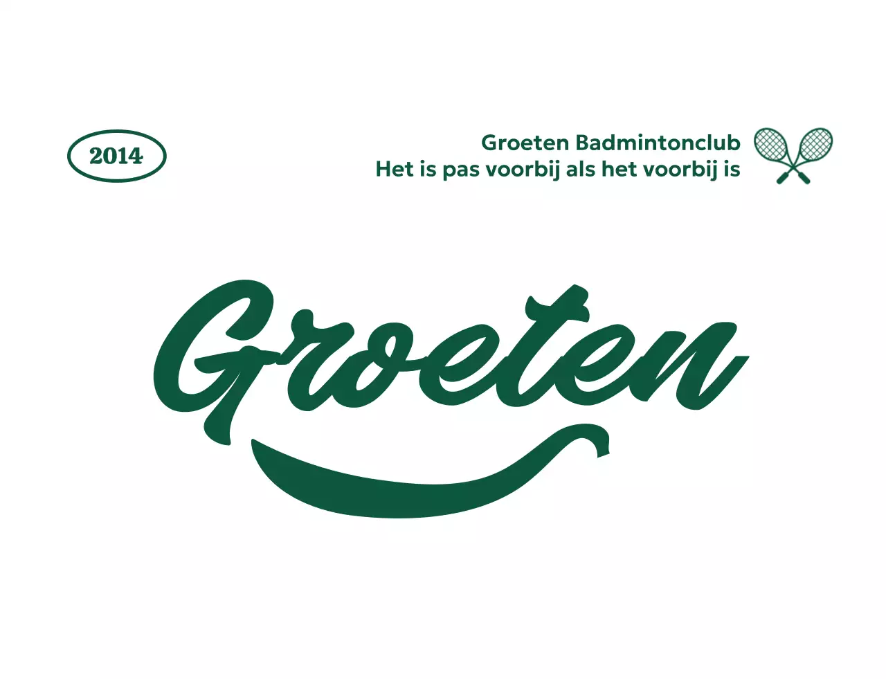 Eenvoudig logo voor sportorganisatie