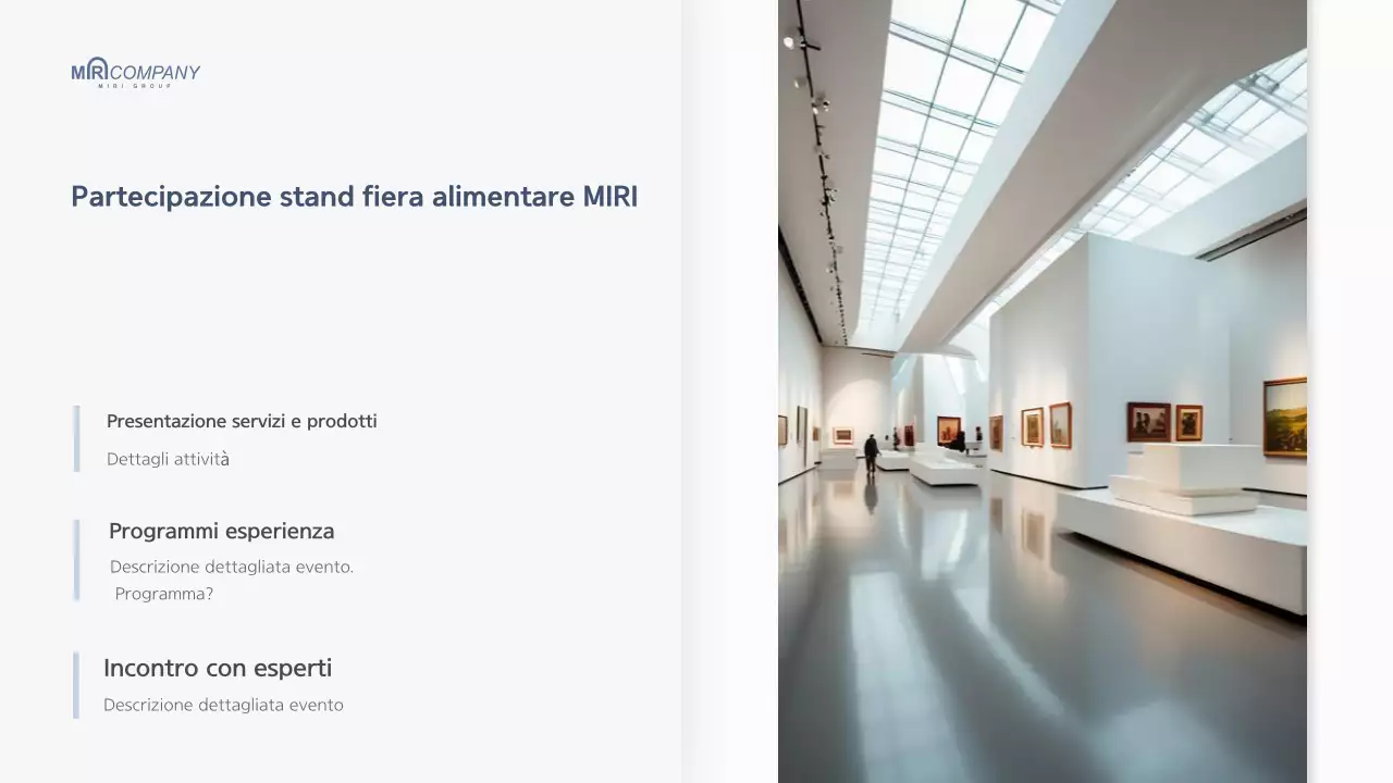 Relazione di fine anno aziendale moderna e bianca