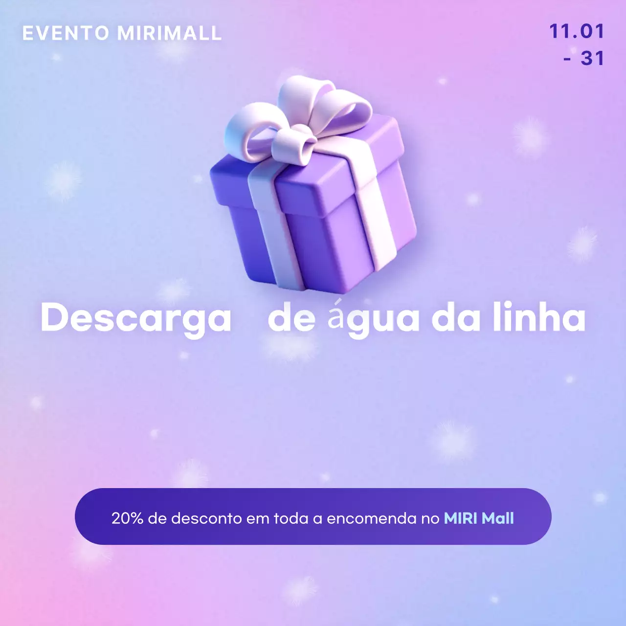 Evento de venda Mauve Pop