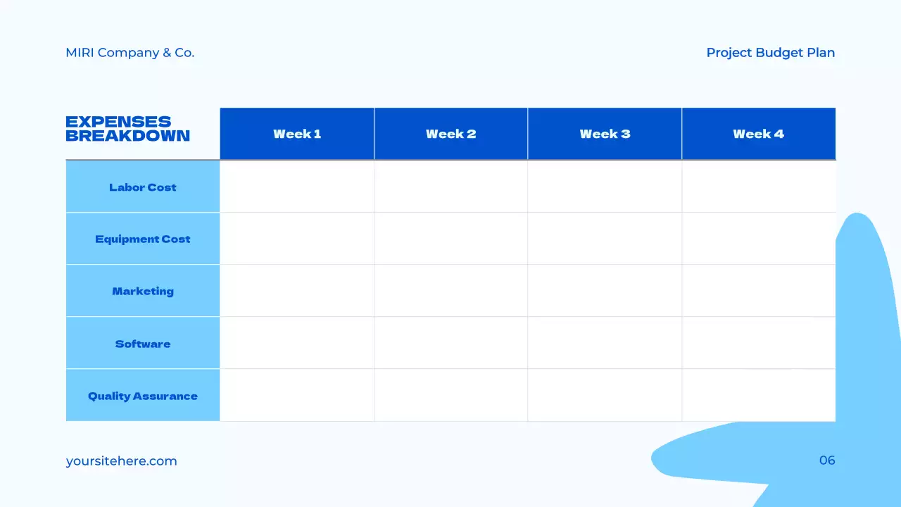 Presentasi Proyek Modern Biru