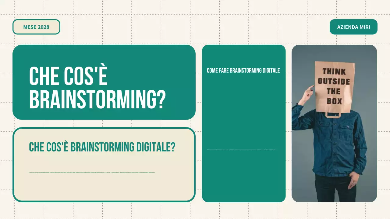 Guida al brainstorming verde e moderno