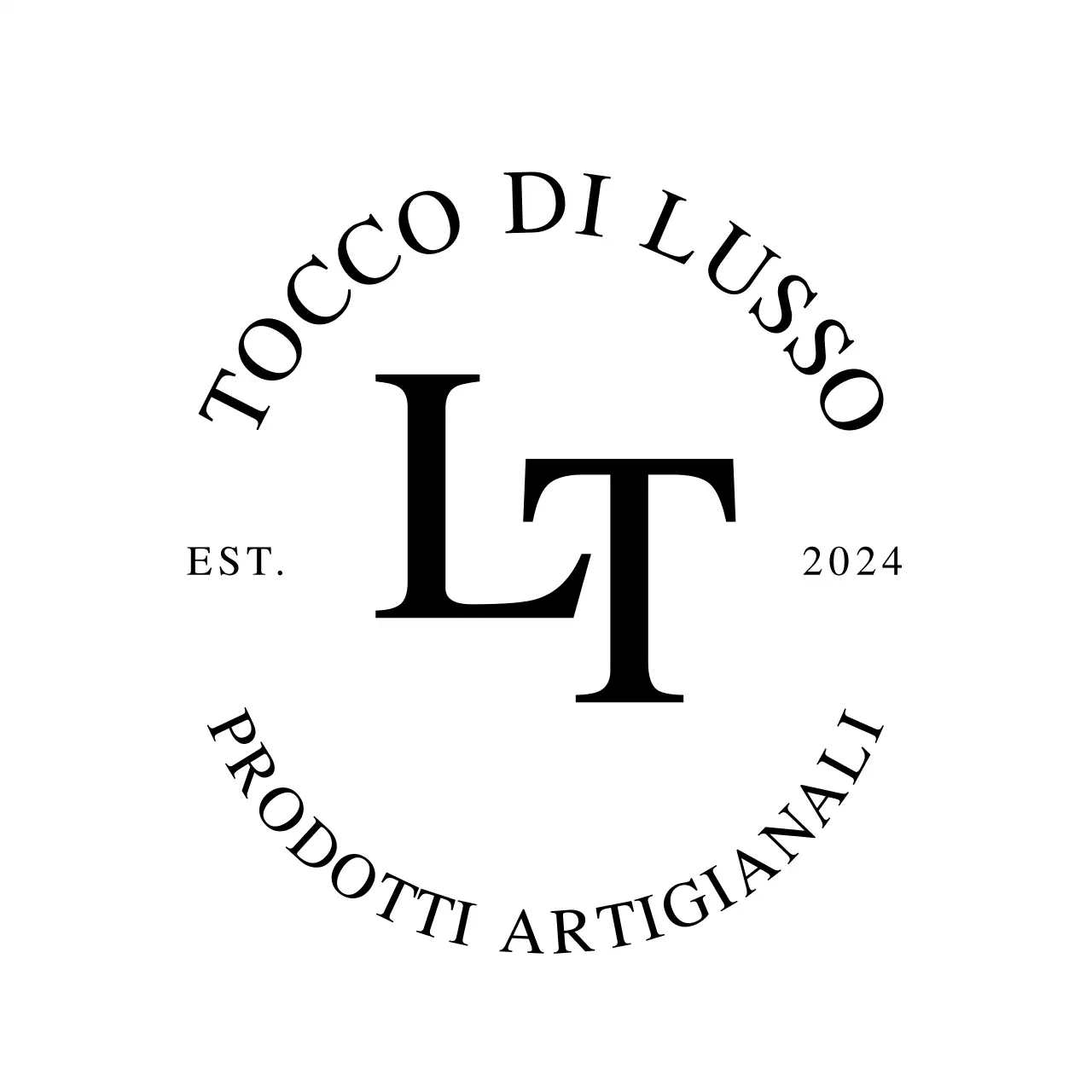 nero lusso Touch Logo design