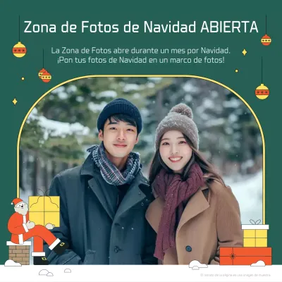 Promueva un retrato familiar de pareja kitsch en rojo y amarillo