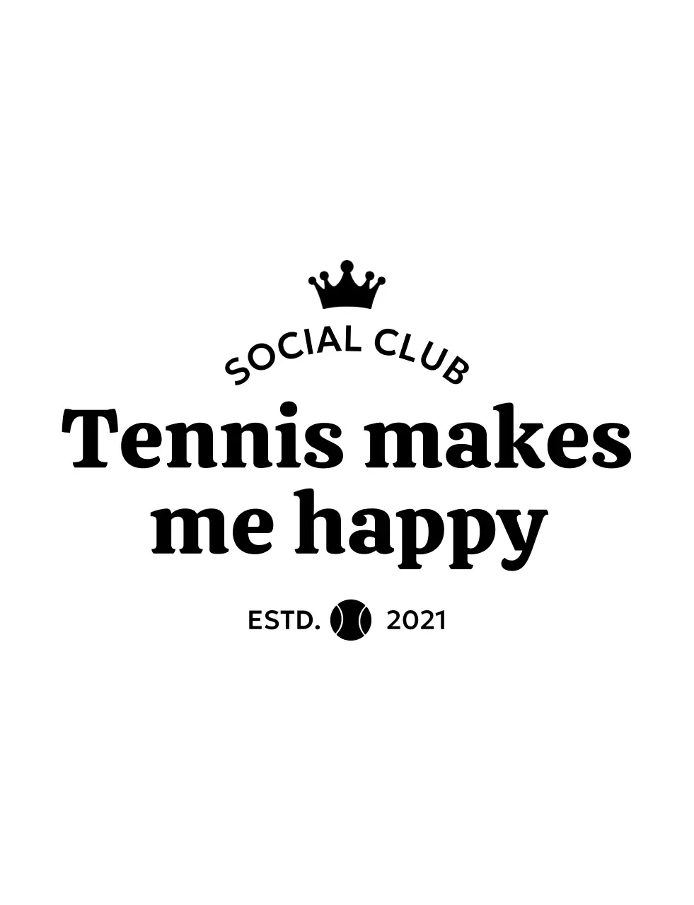 흑백 심플 스포츠 로고