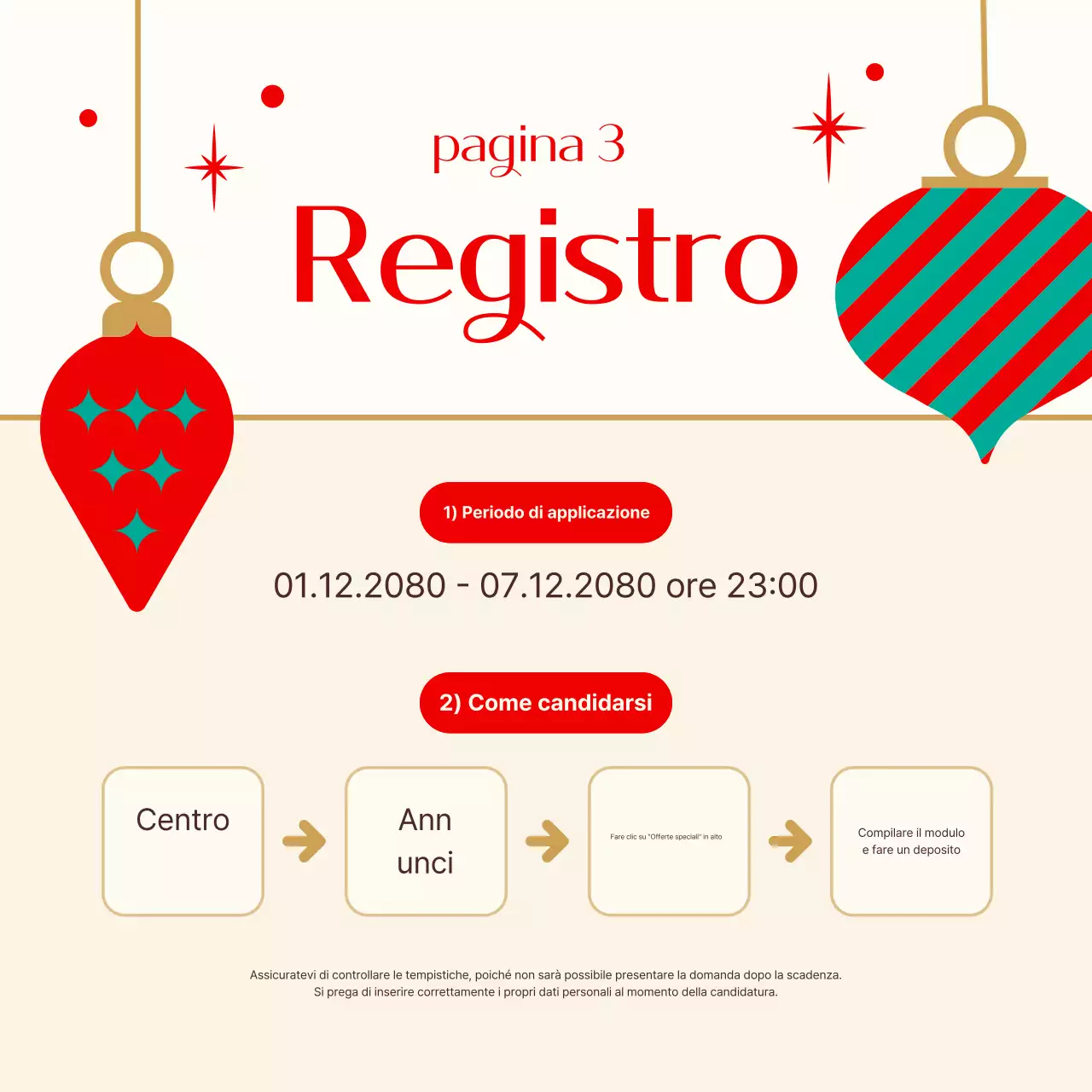 Speciale fine anno Beige Modern