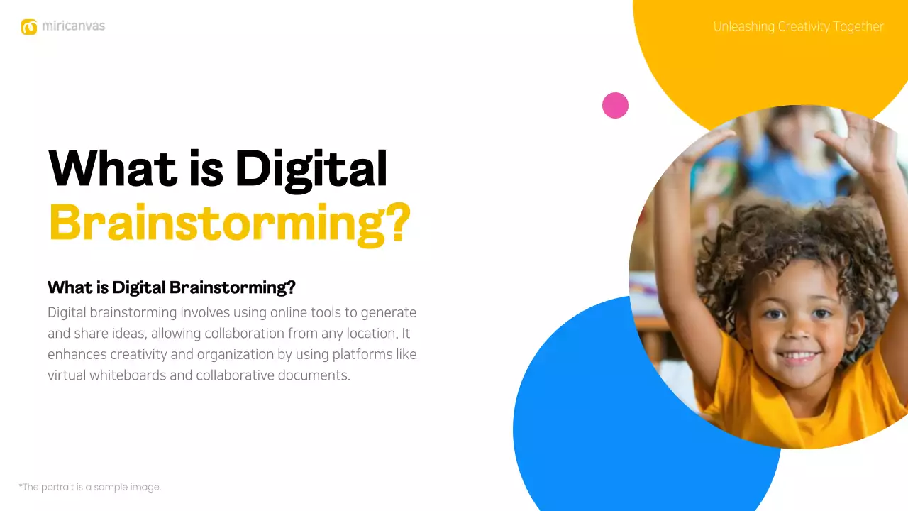 Apresentação do Guia de Brainstorming Moderno Amarelo