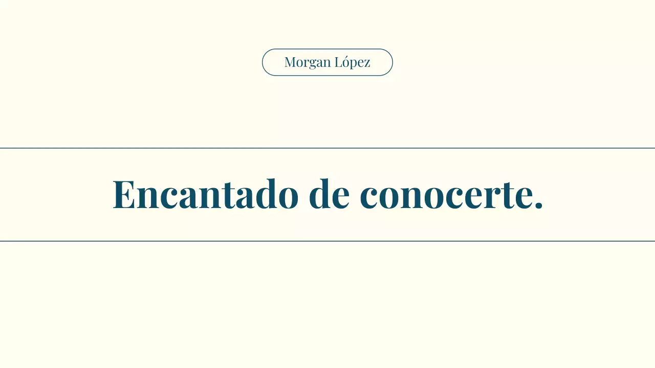 Teal and Beige Modern About Me Introducción