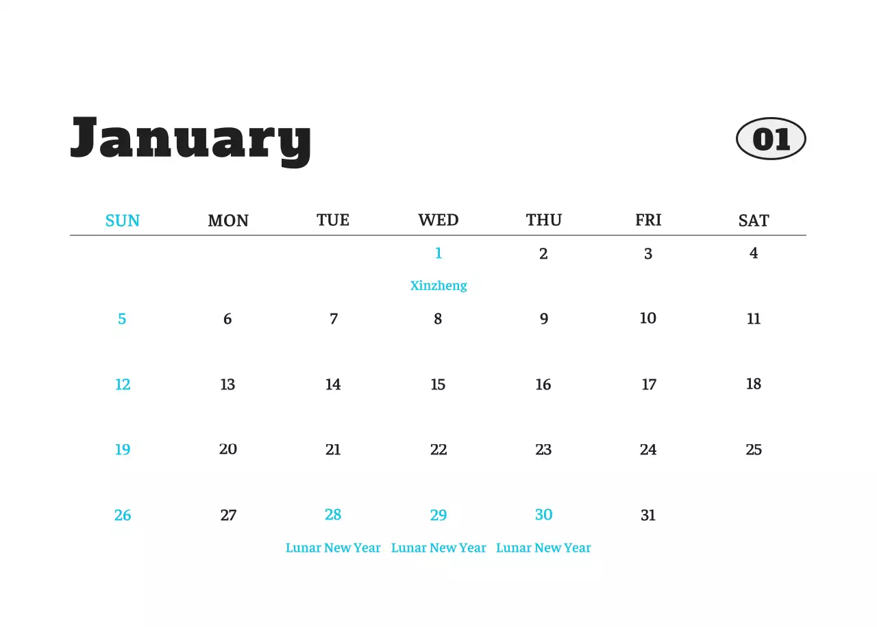 Kalender foto hewan peliharaan putih bersih
