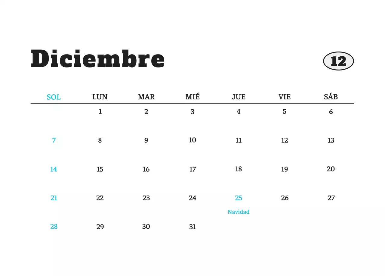 Ballet Blanco Neat Animal Foto Calendario