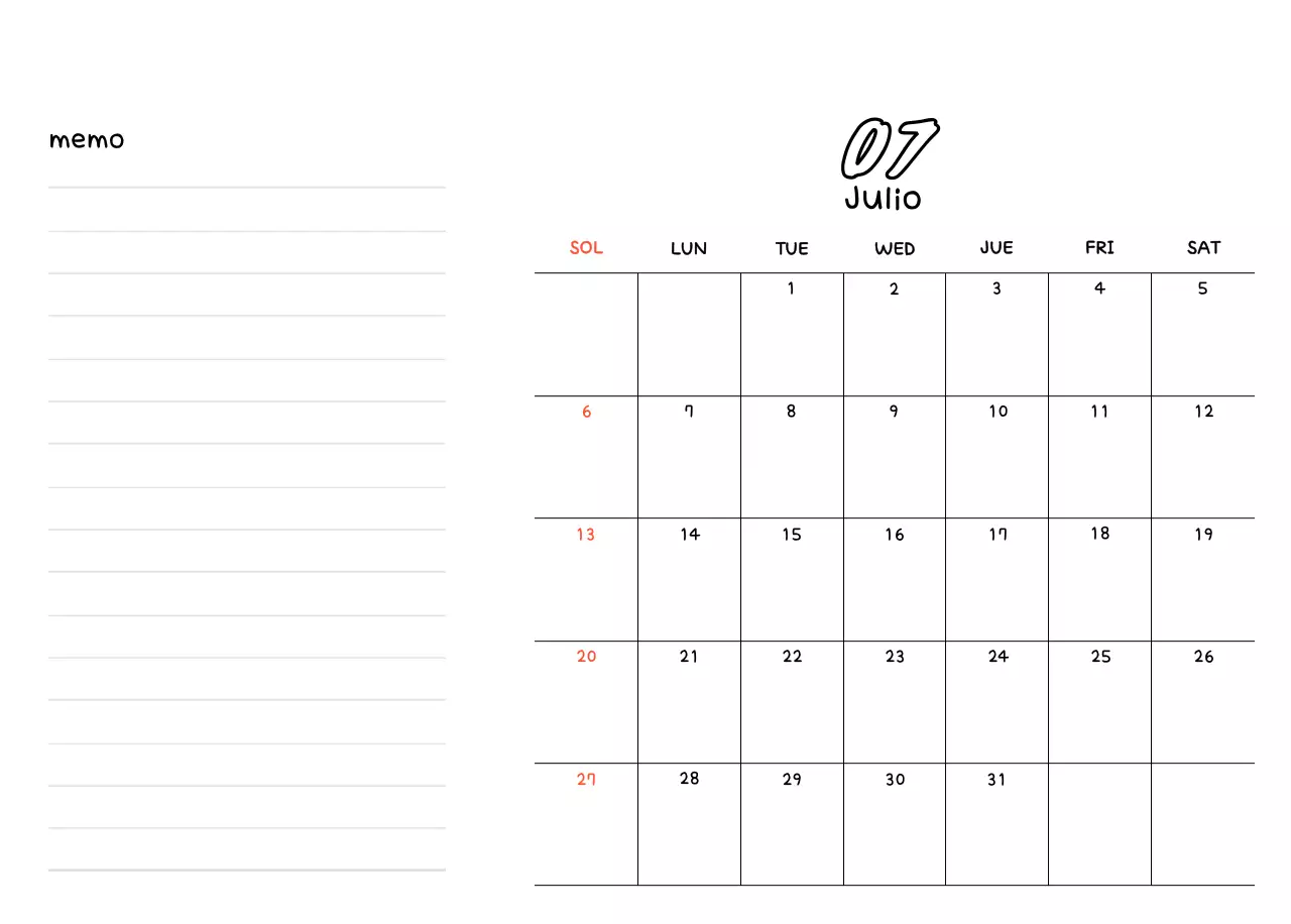 Agenda de Año Nuevo blanca y bonita