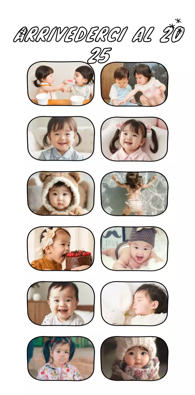 Auguri di buon anno in bianco