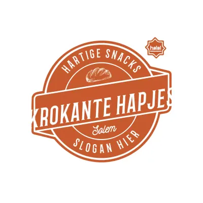 oranje vintage snack reclame