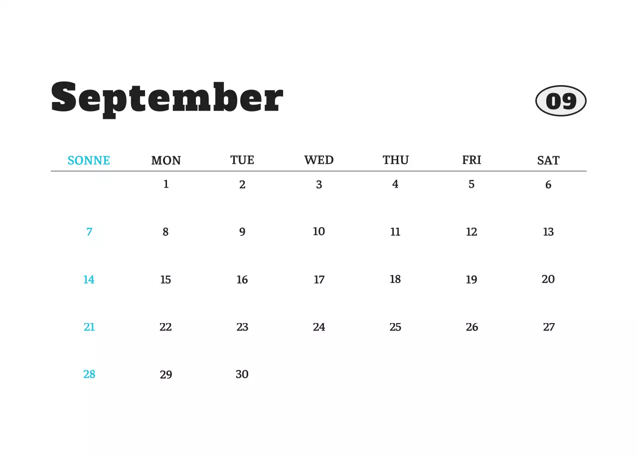 Weißer Neat Ballet-Tier-Fotokalender