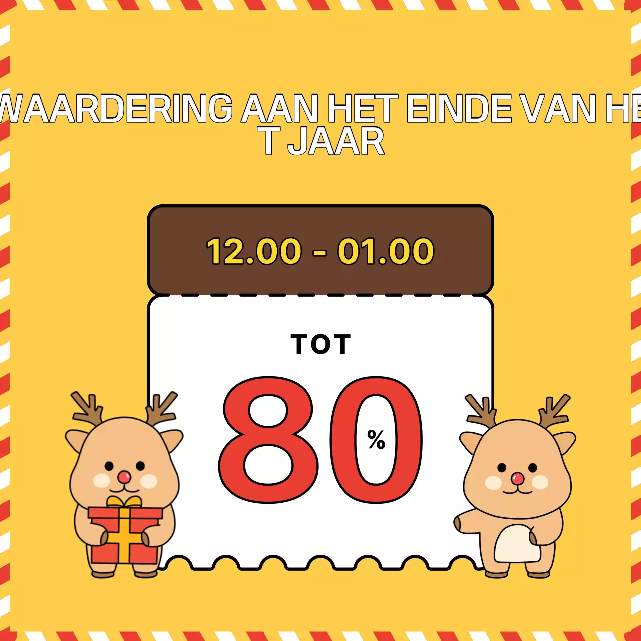 Rode Simpel Kerstuitverkoop