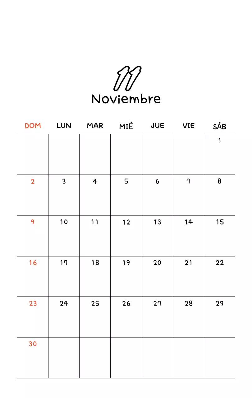 Bonito calendario con fotos de Año Nuevo