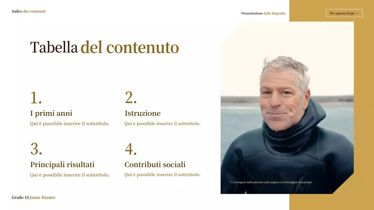 classe biografica vintage beige