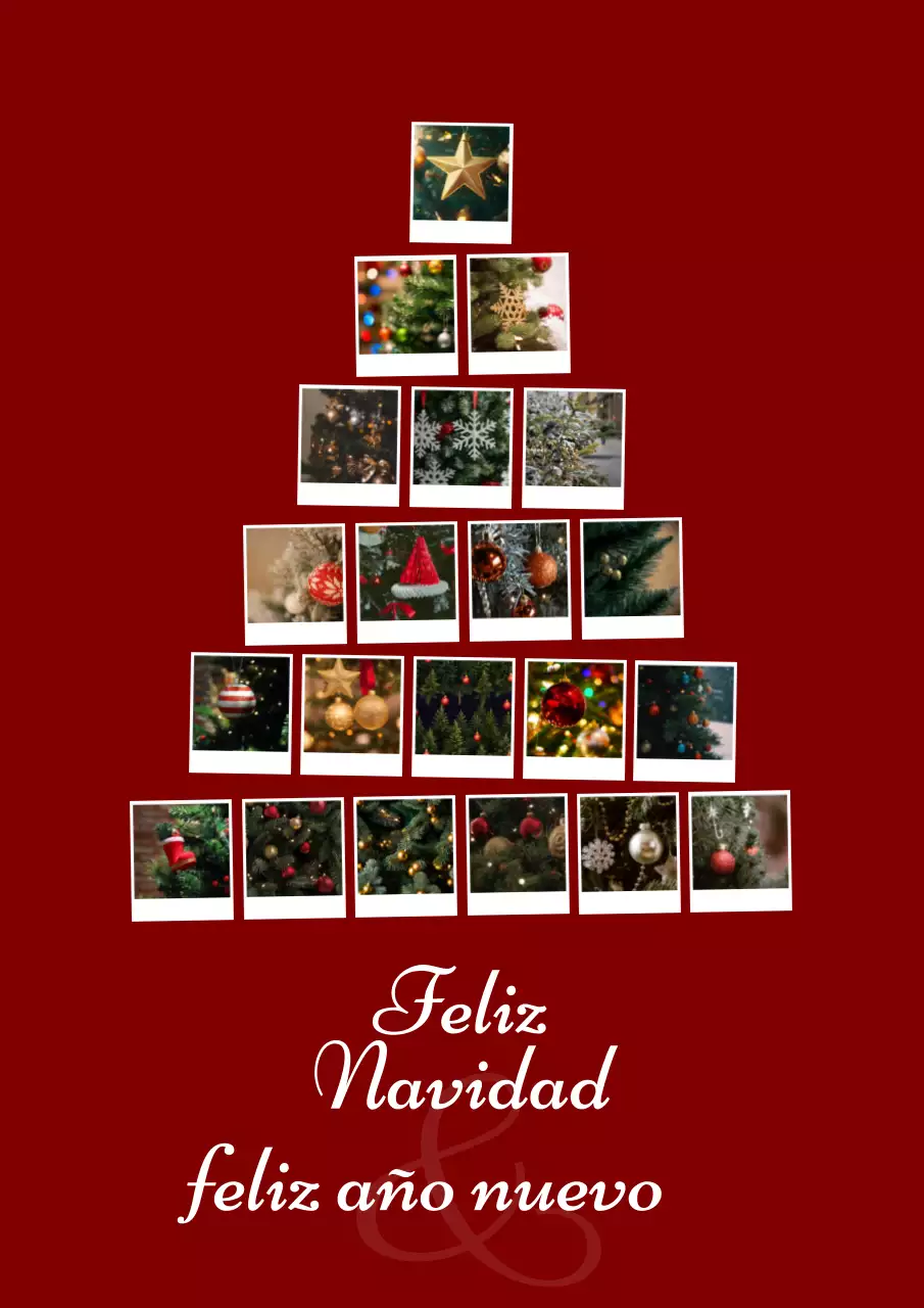 Postal navideña Red Simple