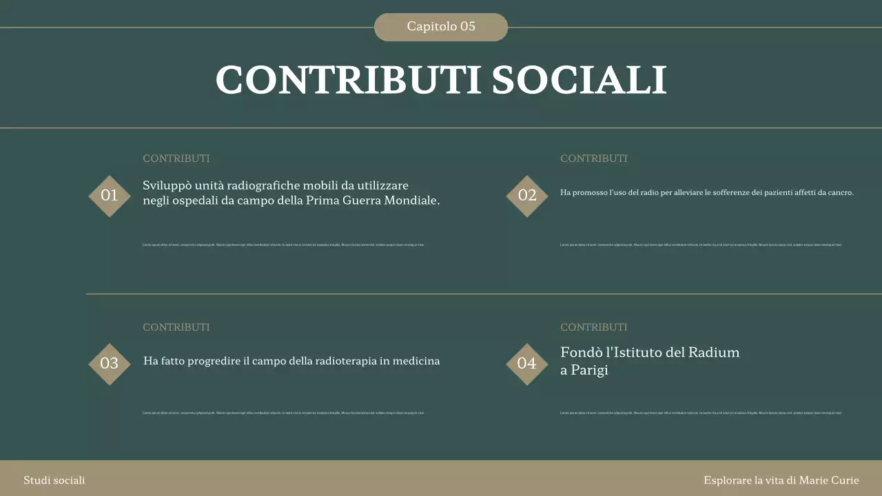 lezione di scienza classica grigia