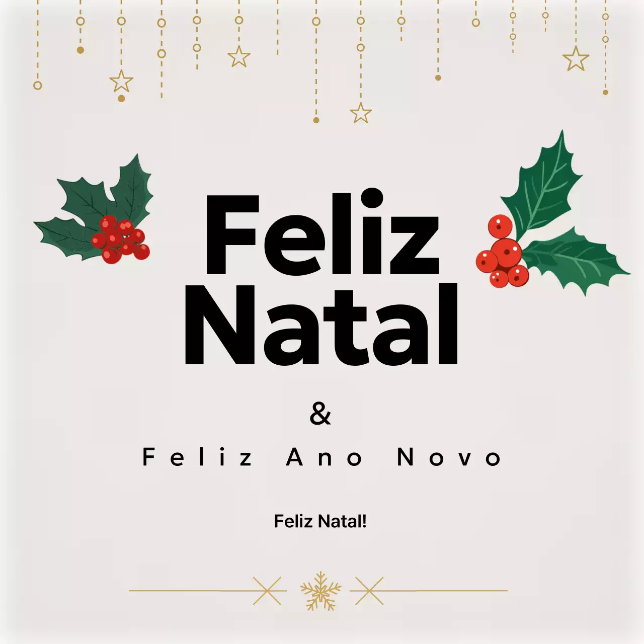 Festas de Natal simples da Ivory