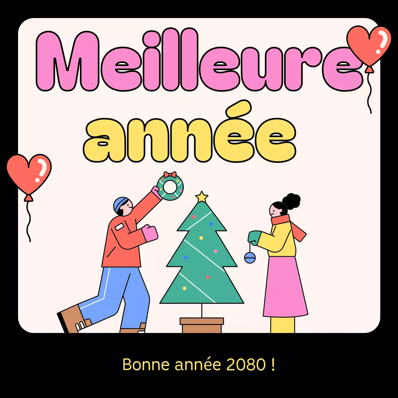Fêtes de fin d'année en rose