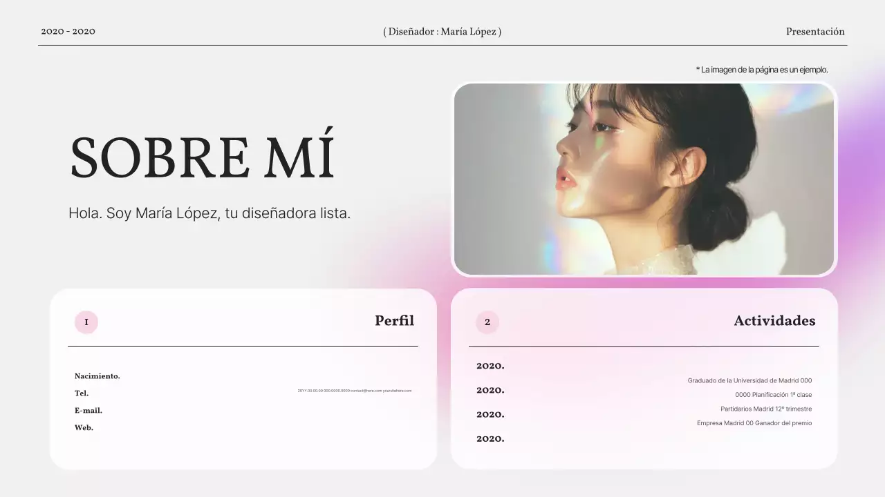 Una sencilla cartera degradada en rosa