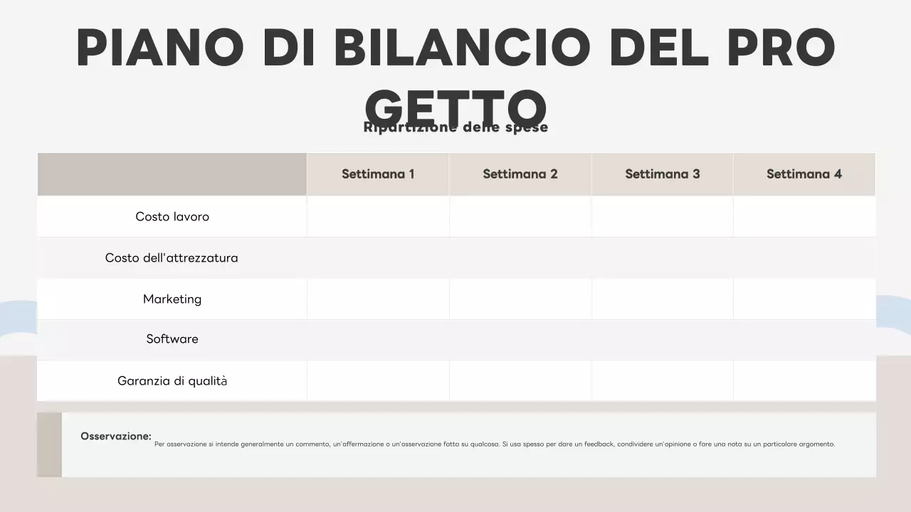 documento di business plan moderno grigio