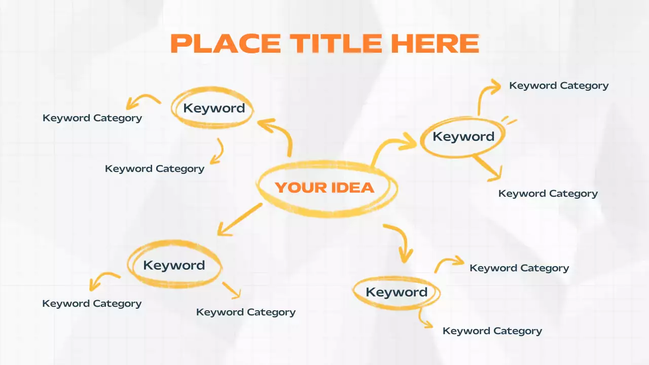 Orange Modern Brainstorming Promotion Presentation