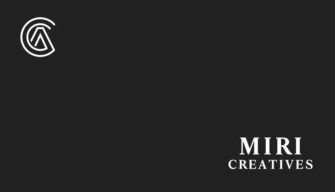 Black Minimalist Business Card