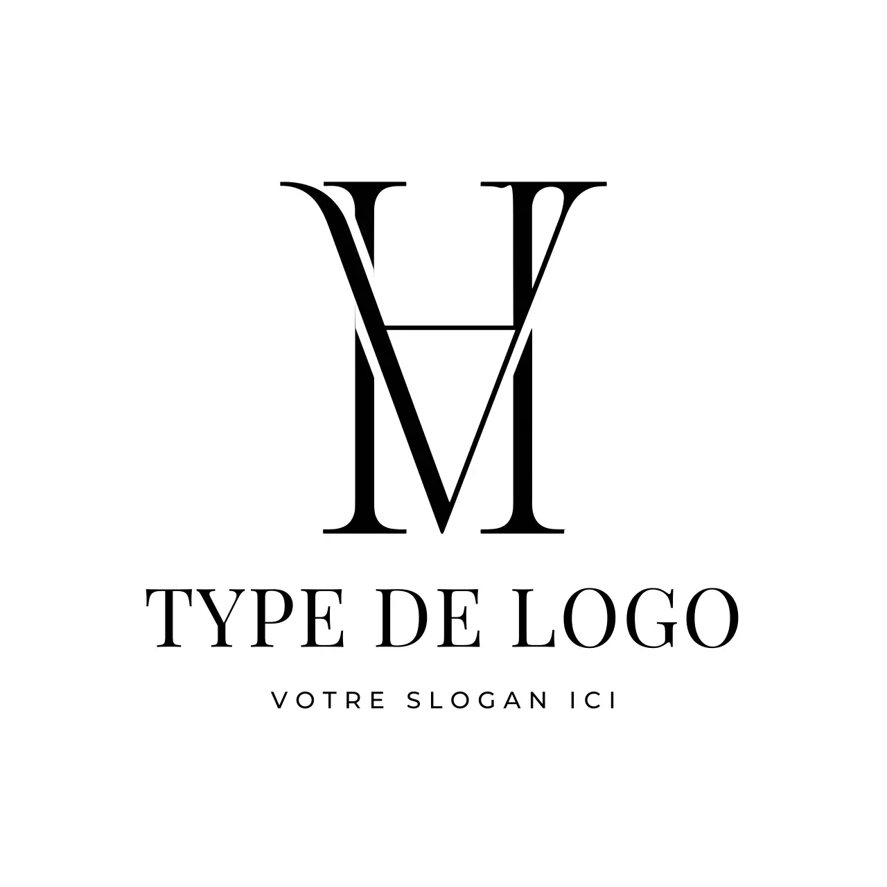 logo minimaliste noir