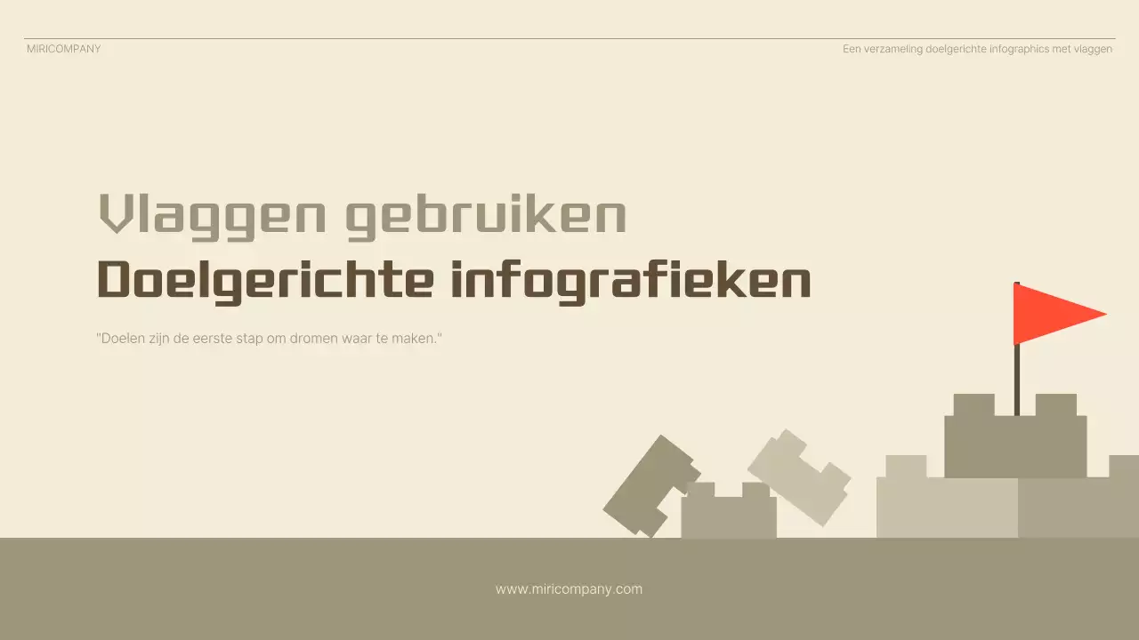 Beige minimalistische infographic advertentie