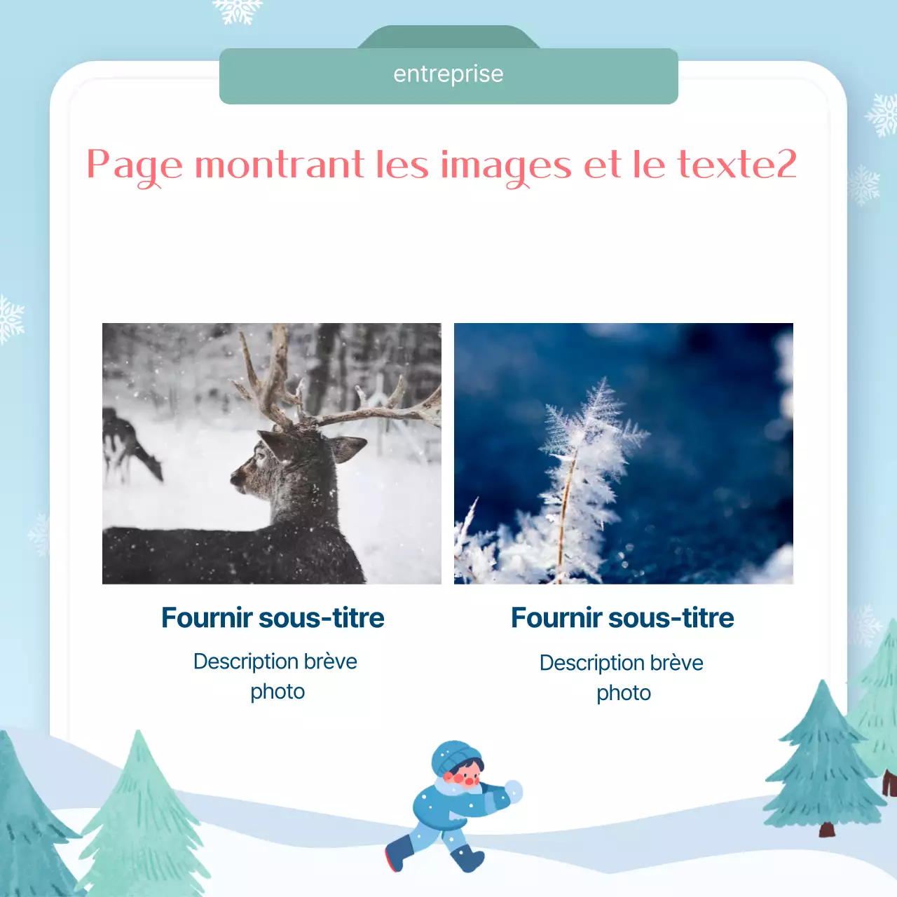 Bleu clair Guide de conception simple