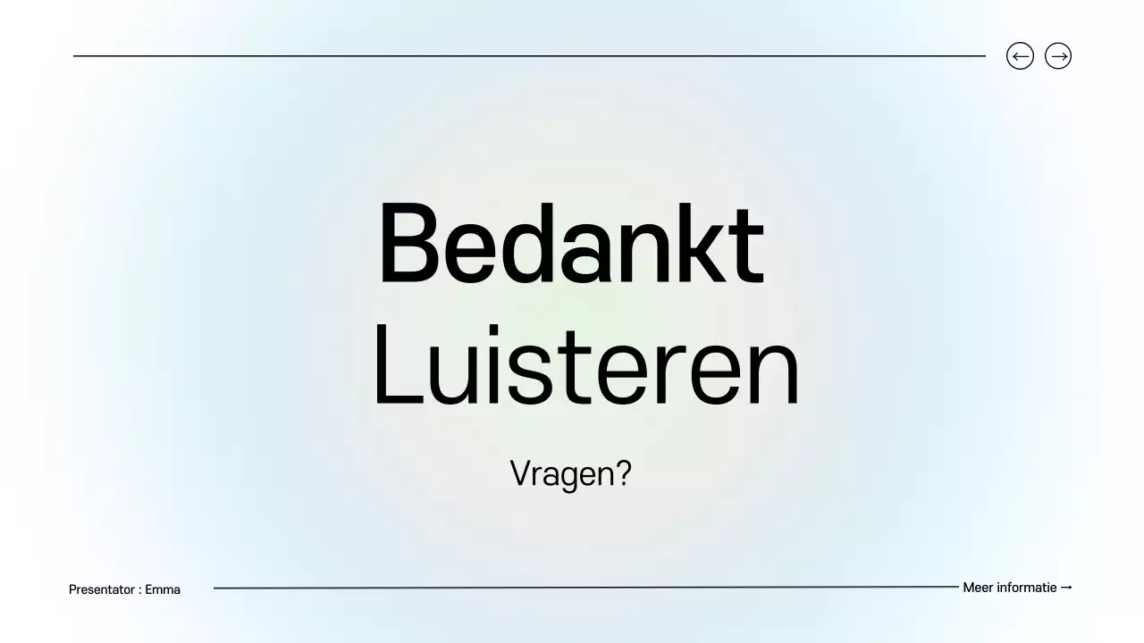 blauw en groen schoon digitale brainstormgids