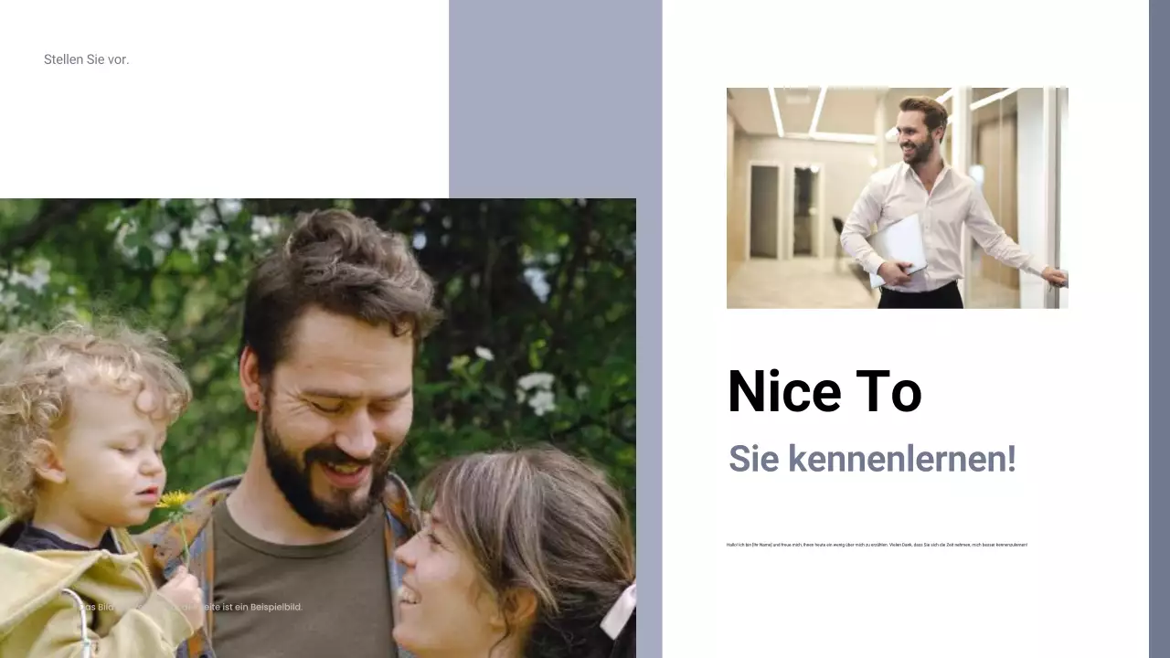 blue basic Anleitung zur Selbsteinführung