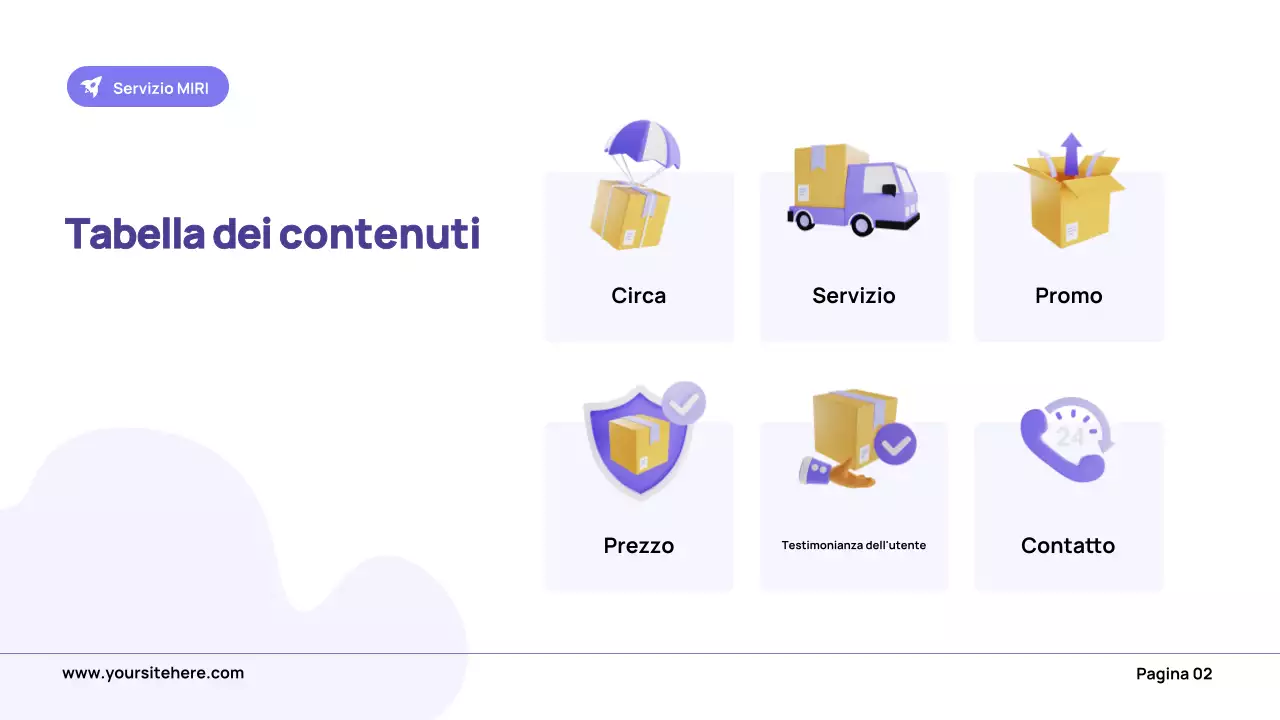 pubblicità dei trasporti moderni in viola