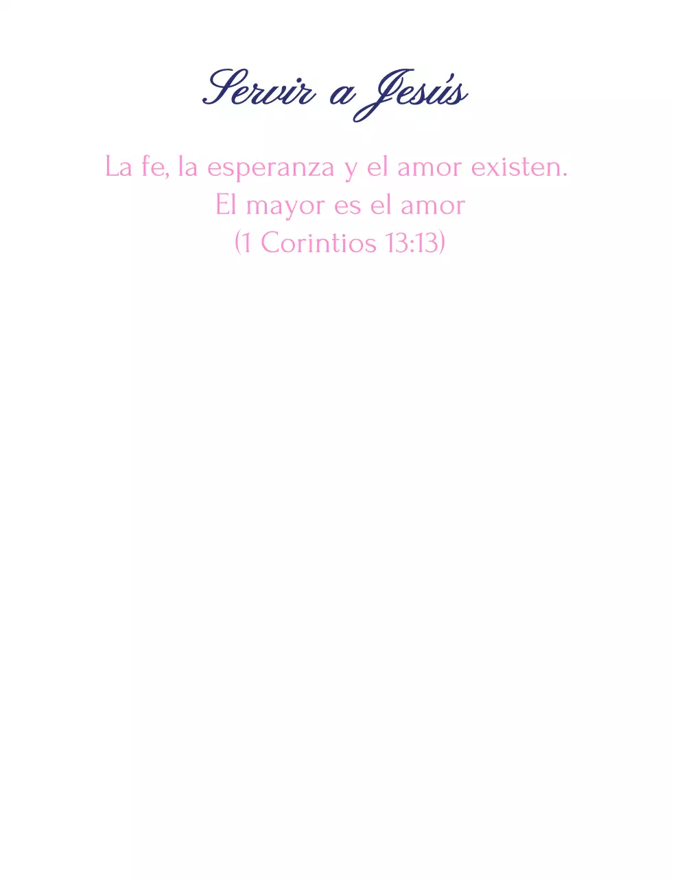 Letras blancas sencillas de iglesia