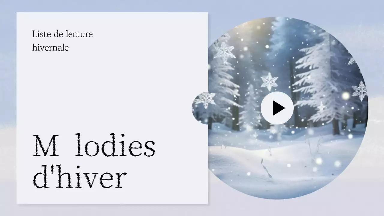 Publicité musicale minimaliste bleu clair